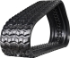 set of 2 16" camso heavy duty sawtooth pattern rubber track (400x86bx54)