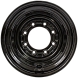 set of 4 titan wheels 17.5x10.5 - 7 1/2" offset 8x8 bolt black