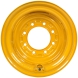 set of 4 titan wheels 16.5x9.75 - 6 3/4" offset 8x8 bolt industrial yellow