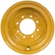 set of 4 titan wheels 16.5x9.75 - 6 3/4" offset 8x8 bolt cat yellow