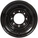 set of 4 titan wheels 16.5x8.25 - 7 1/2" offset 8x8 bolt black