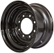 set of 4 titan wheels 16.5x8.25 - 4 3/8" offset 8x8 bolt black