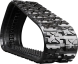 set of 2 18" bridgestone extreme duty polar tread pattern rubber track (450x86bx56)