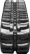 set of 2 9" standard duty c pattern rubber track (230x72x39)