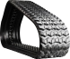 set of 2 18" camso heavy duty sawtooth pattern rubber track (450x86bx56)