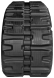 set of 2 13" camso extreme duty hxd pattern rubber tracks (320x86bx54)