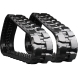 komatsu ck25 set of 2 13" bridgestone extreme duty block tread rubber tracks (320x86bx52)