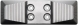 cat 312cl 500 mm hybrid pad 171-107-500 with 16mm x 60mm socket bolts, nuts, lockwashers (4 ea.)
