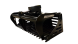 mini skid steer rock grapple bucket | blue diamond