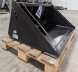44" mini skid steer bucket 20" high back | blue diamond attachments