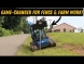 mini skid steer vibratory post driver | blue diamond