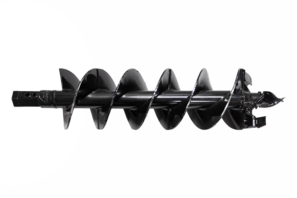 auger bit hd w/ cast head 12" diameter 2" hex collar