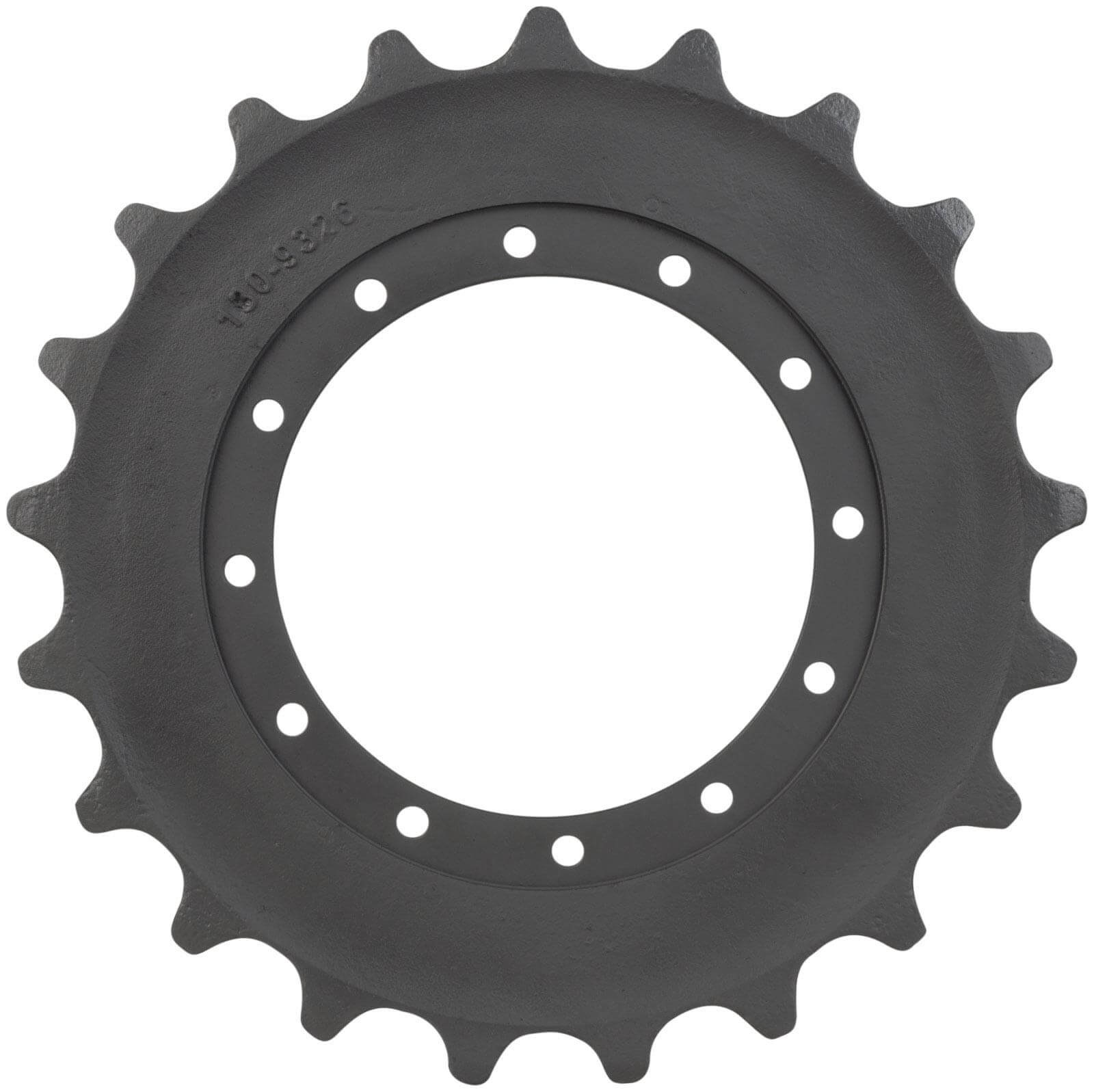 cat 307c track sprocket 21 teeth - 12 bolt hole