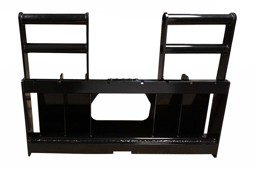 pallet fork walk through frame 50" wide class 3 backhoe style ss mount