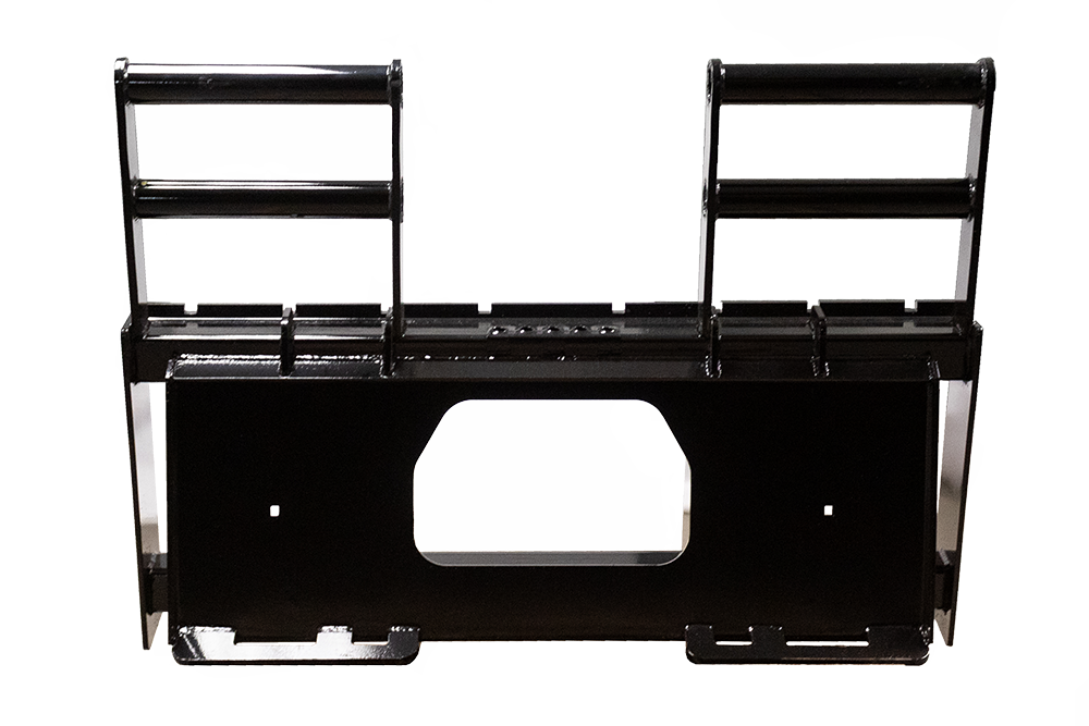 pallet fork walk through frame 50" wide class 3 backhoe style ss mount