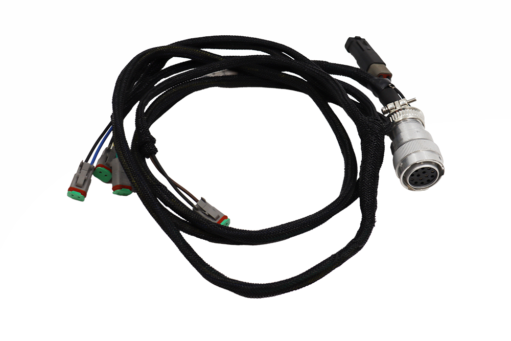 snow blower, extreme duty, wire harness: 14-pin female harness, cat d-series, xhp hi-flow