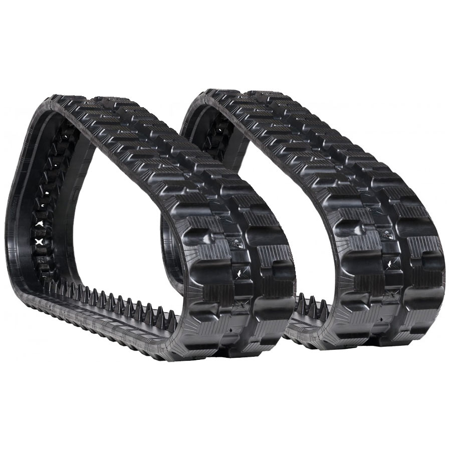 set of 2 13" standard duty c pattern rubber track (320x86bx50)