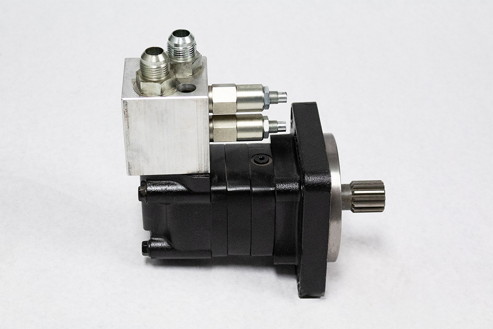 brush cutter hydraulic motor 125cc c-flange with relief block