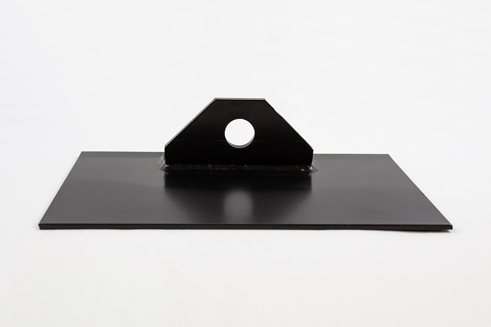 dispensing bucket door weldment to fit 1/2 yard hydraulic bucket