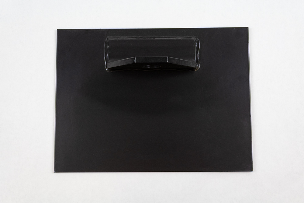 dispensing bucket door weldment to fit 1/2 yard hydraulic bucket