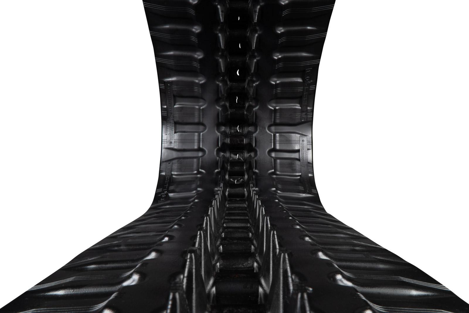set of 2 18" bridgestone extreme duty vortech pattern rubber tracks (450x86x58)