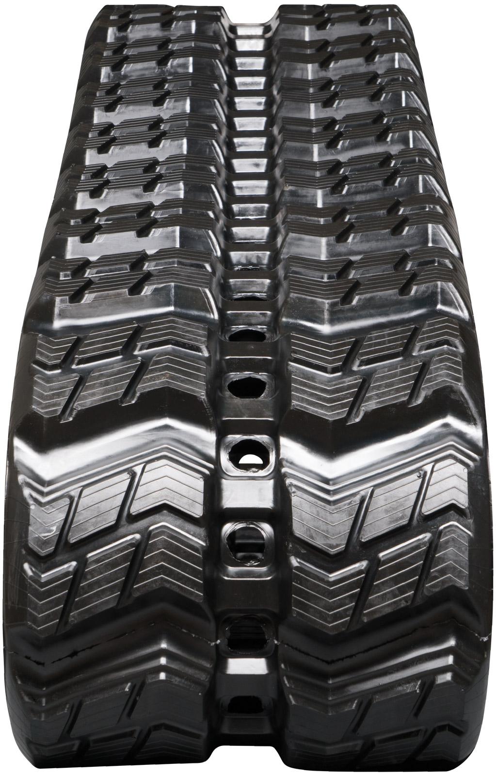 set of 2 18" heavy duty z pattern rubber track (450x86x52)