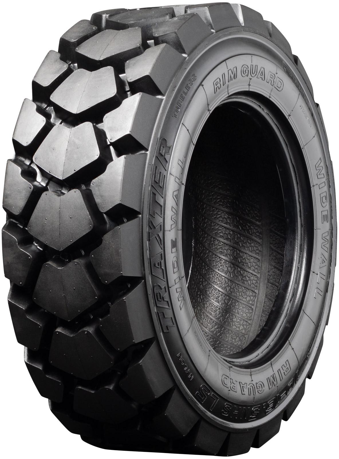 set of 4 10x16.5 12-ply primo l-5 skid steer heavy duty tires