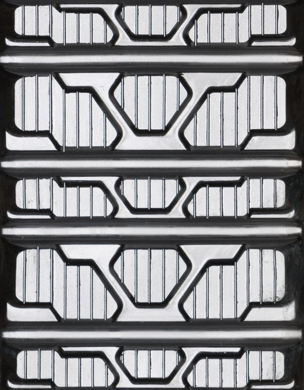 set of 2 6" extreme duty rubber track (160x87.63x37) dingo