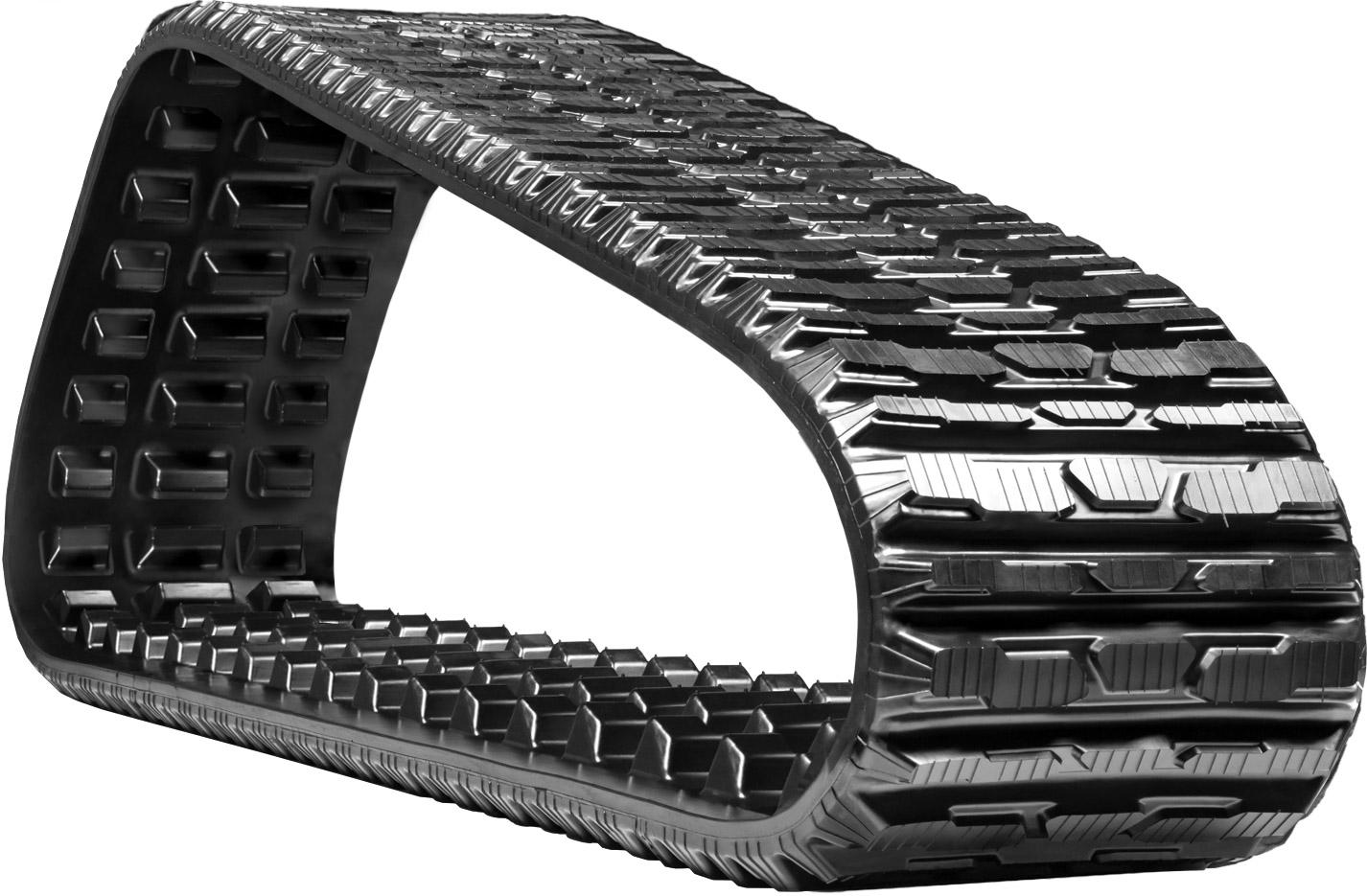 set of 2 18" heavy duty multi-bar pattern rubber track (457x101.6x51) steel cord track c series