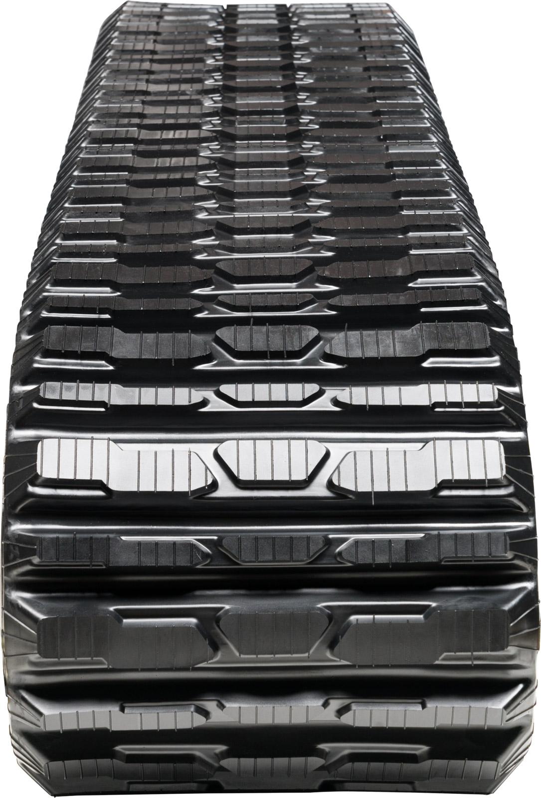 set of 2 18" heavy duty multi-bar pattern rubber track (457x101.6x51) steel cord track c series