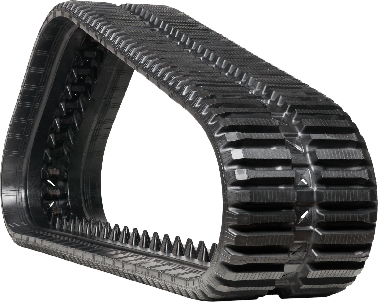 set of 2 15" heavy duty multi-bar pattern rubber track (380x86bx52)