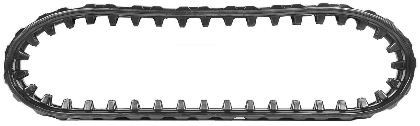 set of 2 7" heavy duty rubber track (180x72x32)