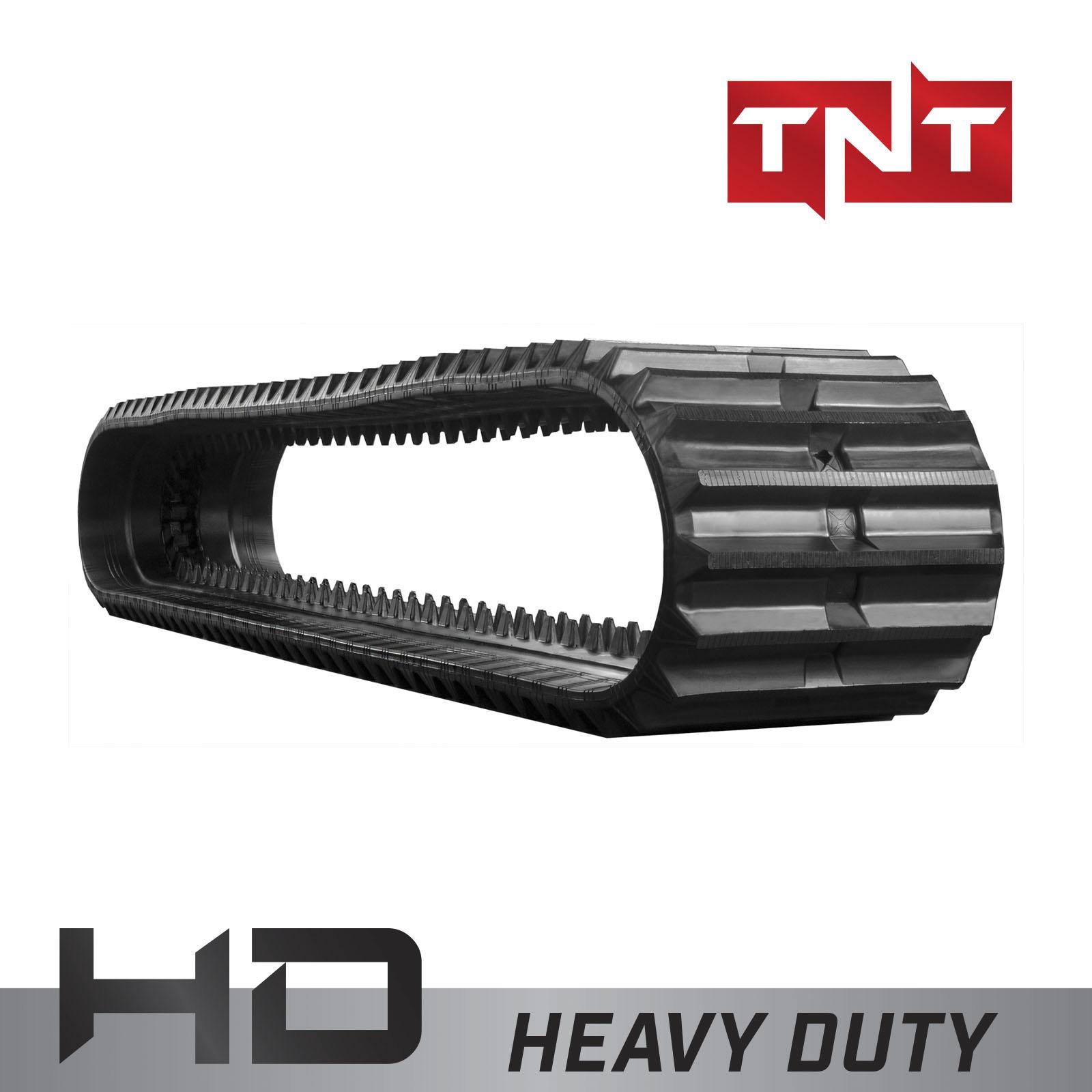set of 2 24" heavy duty multi-bar pattern rubber track (600x100x82)