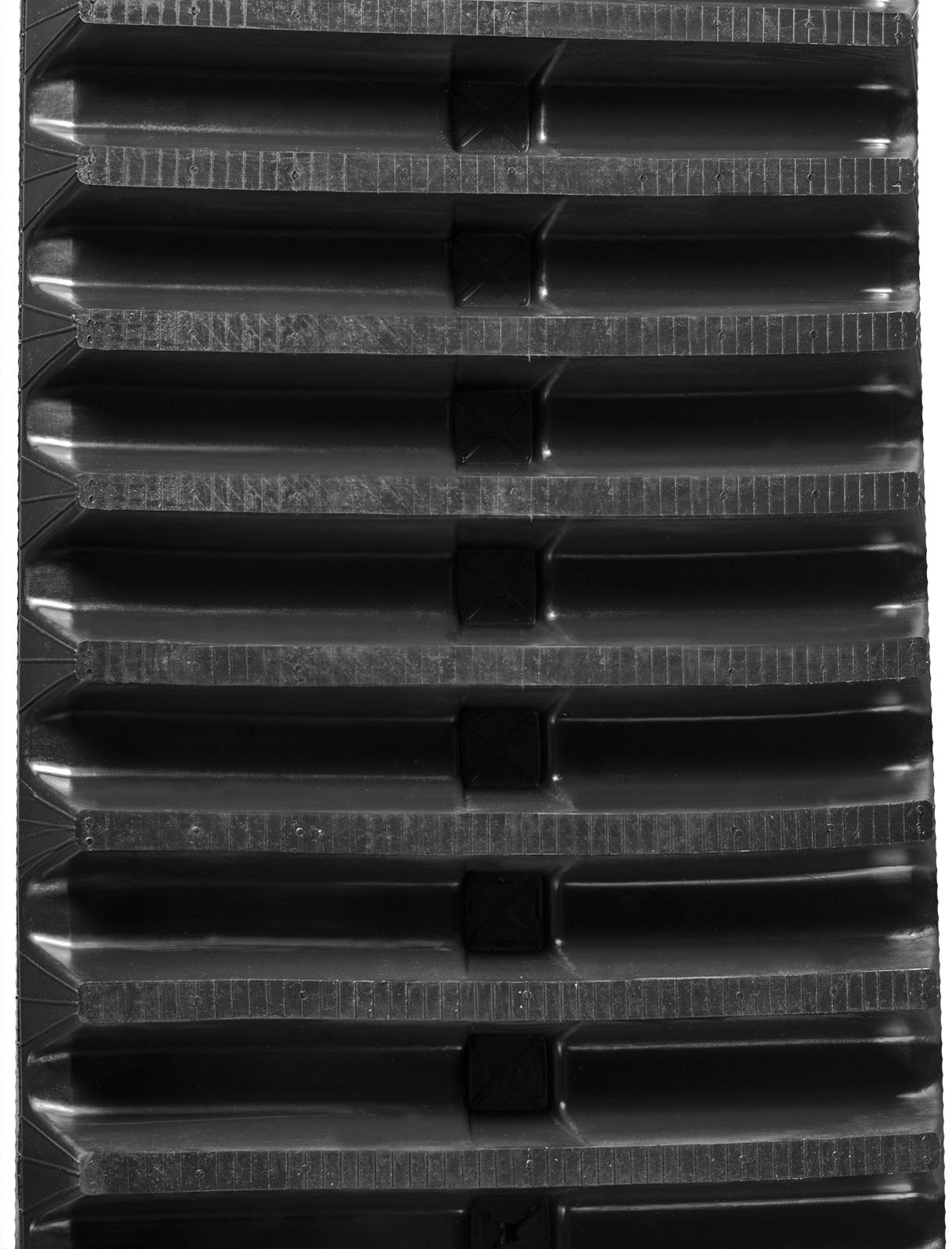 set of 2 24" heavy duty multi-bar pattern rubber track (600x100x82)