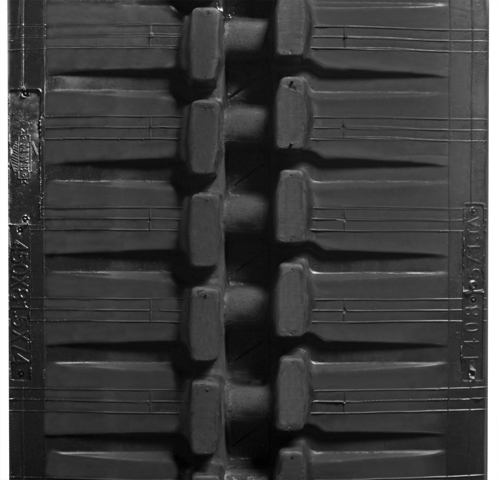 set of 2 18" heavy duty rubber track (450x81.5x74)