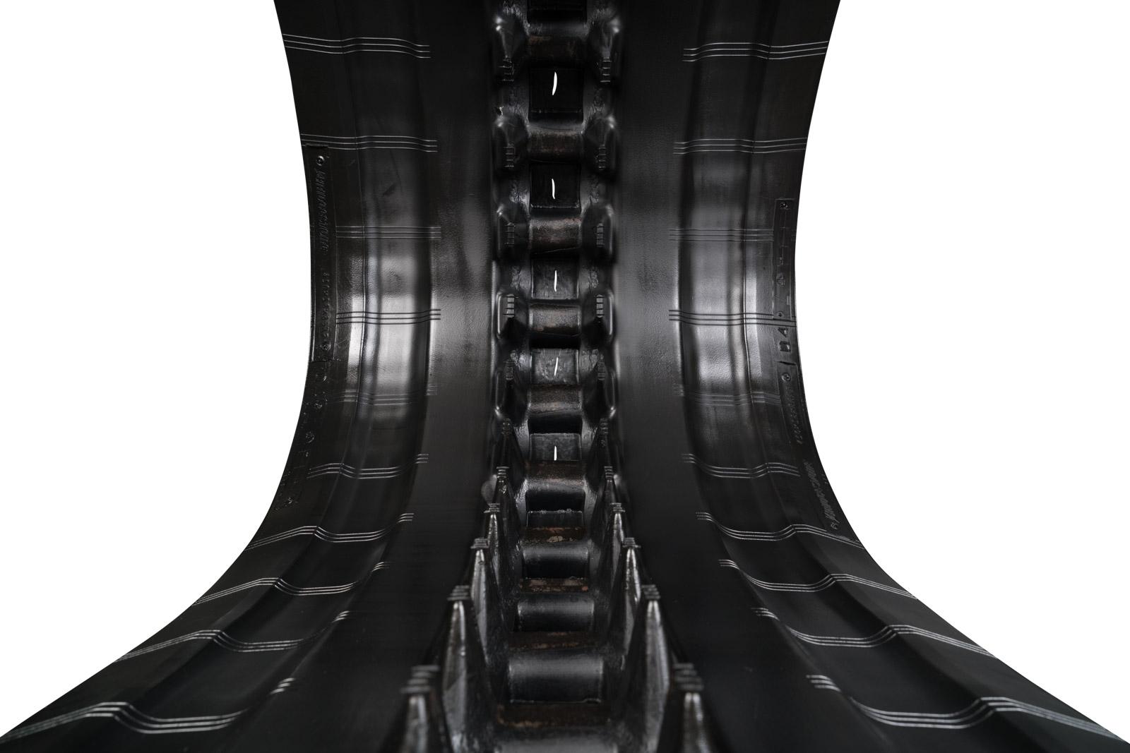 set of 2 18" bridgestone extreme duty rubber track (450x81.5x76) block tread