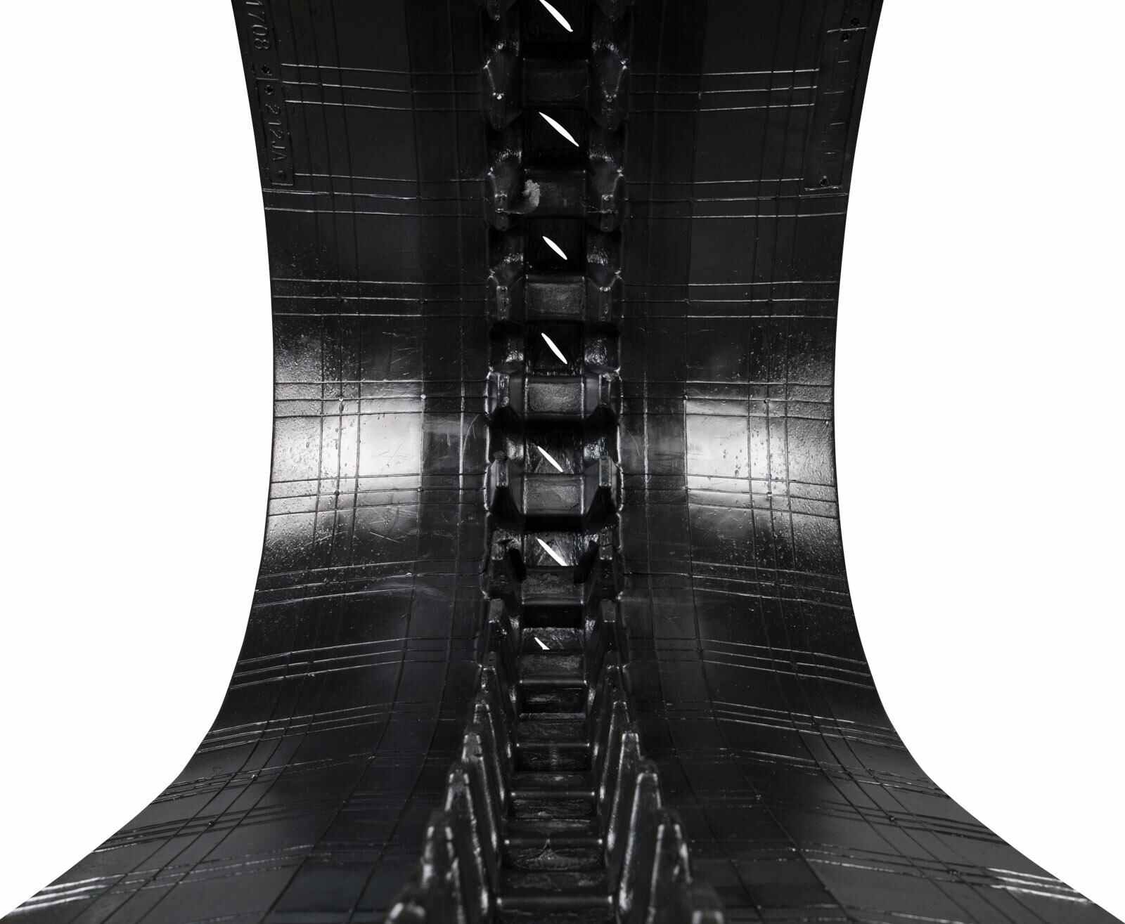 set of 2 18" standard duty c pattern rubber track (450x86cx55)