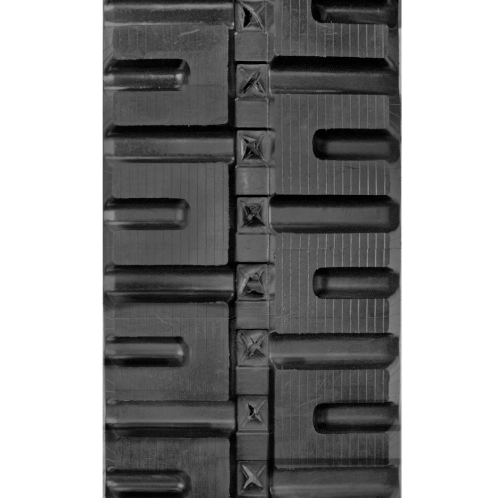 set of 2 18" standard duty c pattern rubber track (450x100x50)