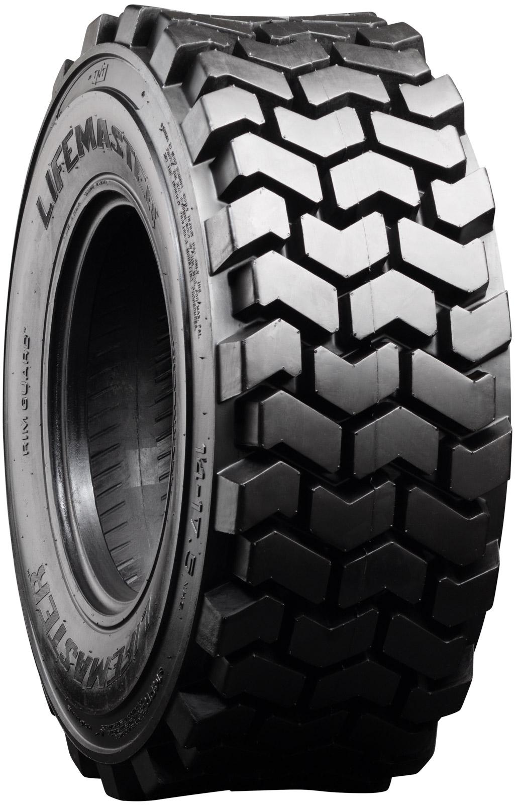 set of 4 14x17.5 14-ply lifemaster skid steer extreme duty tires