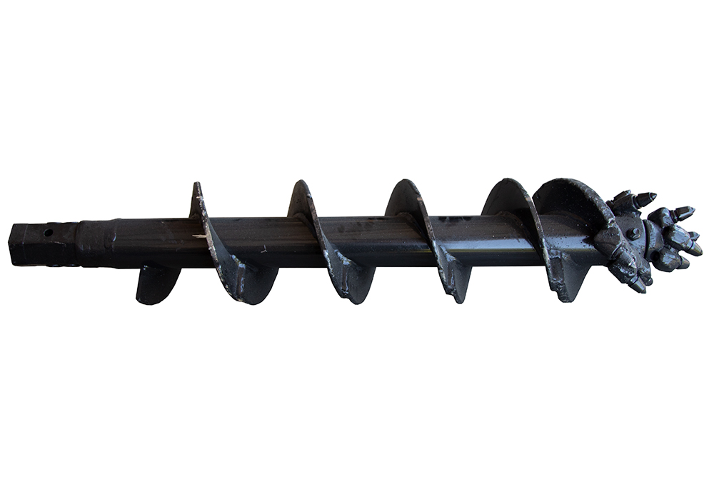 auger bit rock bit 9" diameter 2" hex collar