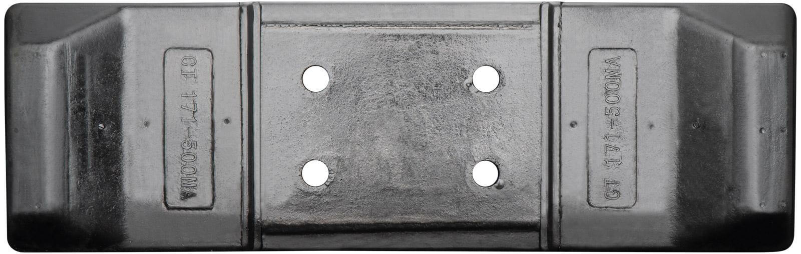 cat 314clcr 500 mm hybrid pad 171-107-500 with 16mm x 60mm socket bolts, nuts, lockwashers (4 ea.)