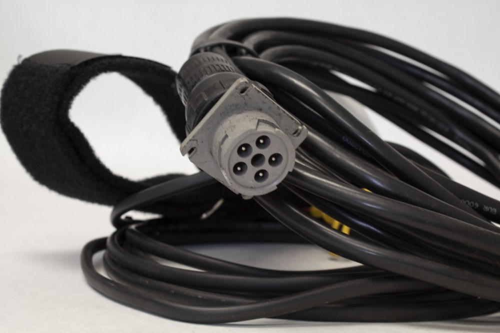 wire harness severe duty series 2 broom universal connector for battery connection