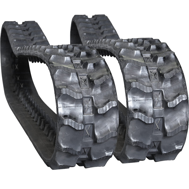 Set of 2 8" Arisun 200x72x45 SLug Rubber Tracks
