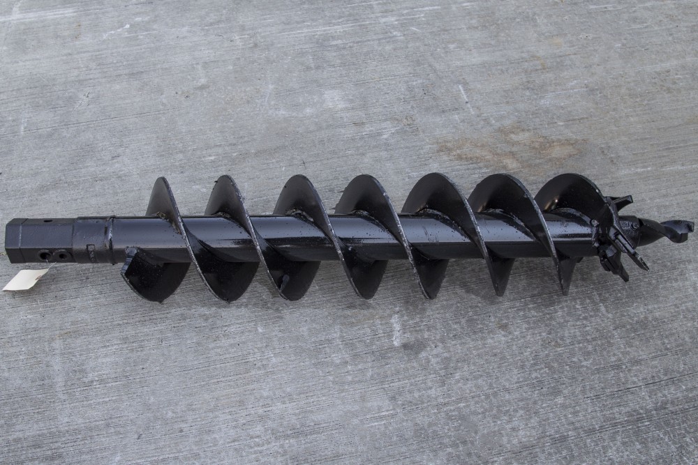 auger bit hd w/ cast head 9" diameter 2" hex collar