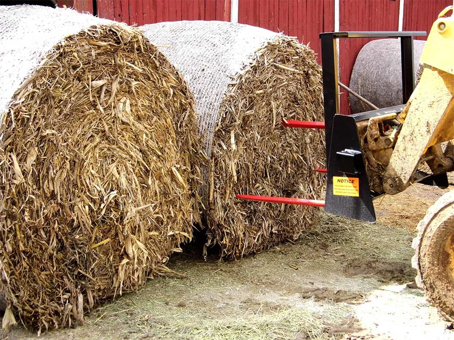 bale spear for round hay bales | berlon