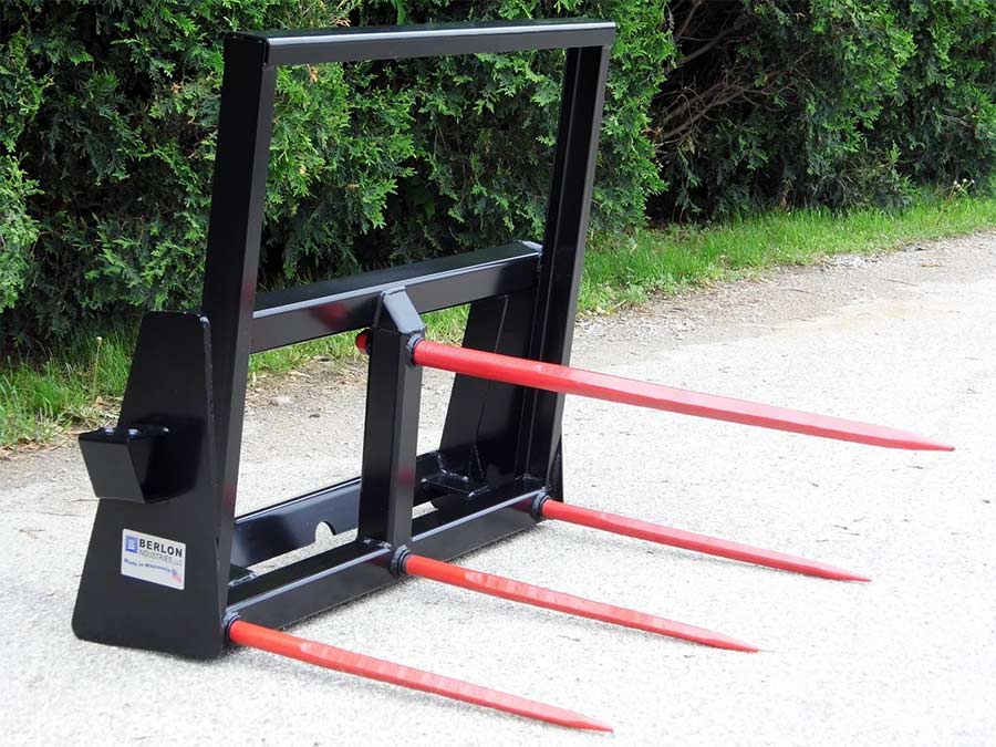 bale spear for round hay bales | berlon