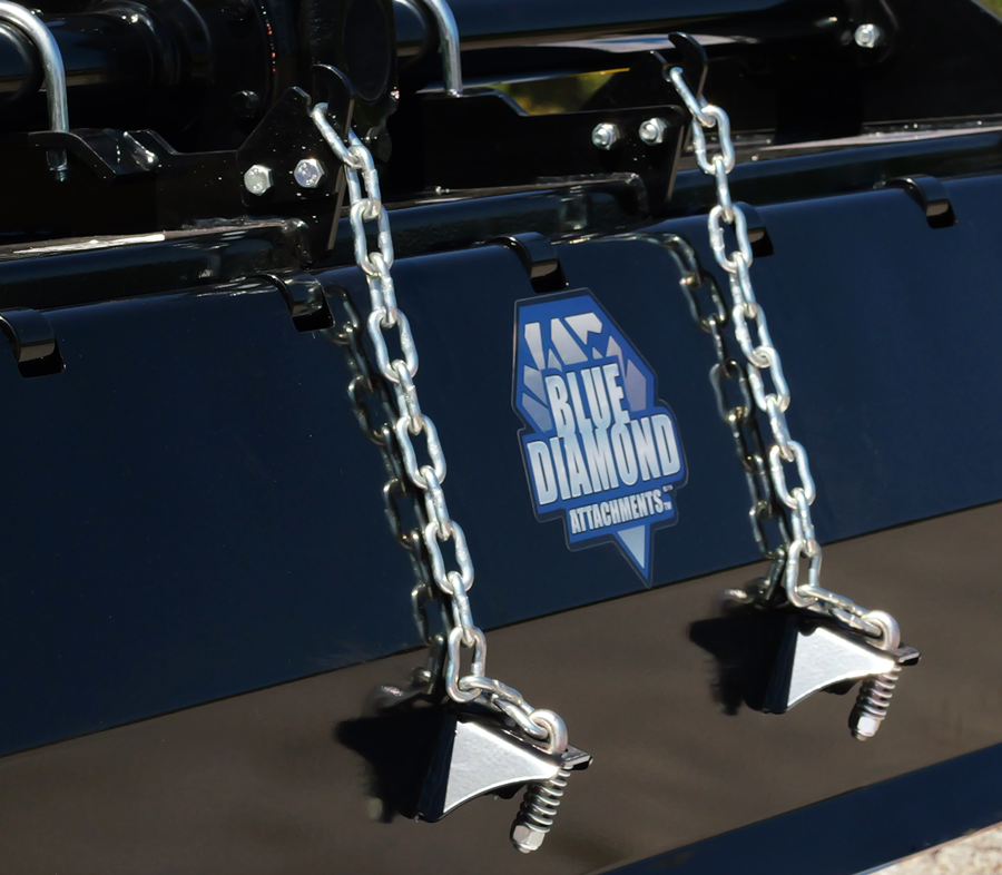 tractor 3 point rototiller - heavy duty | blue diamond