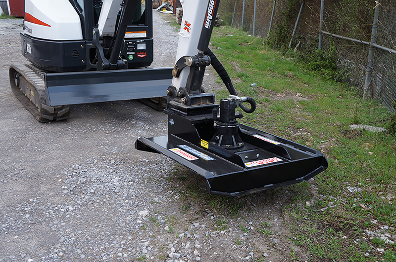 Mini Excavator Brush Cutter Attachment | Blue Diamond