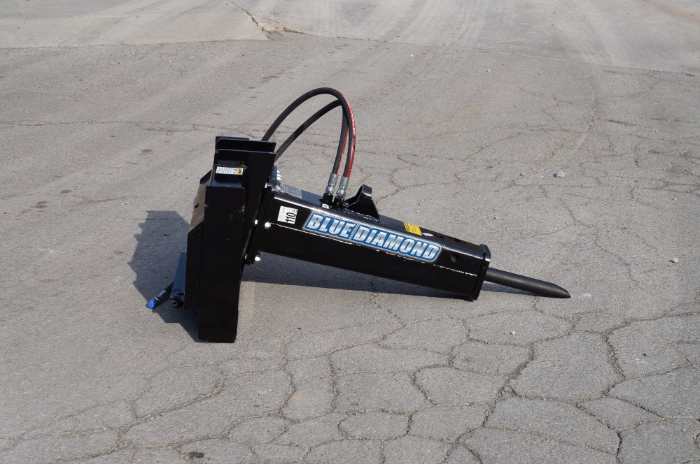 Mini Skid Steer Hydraulic Breaker Hammer Blue Diamond
