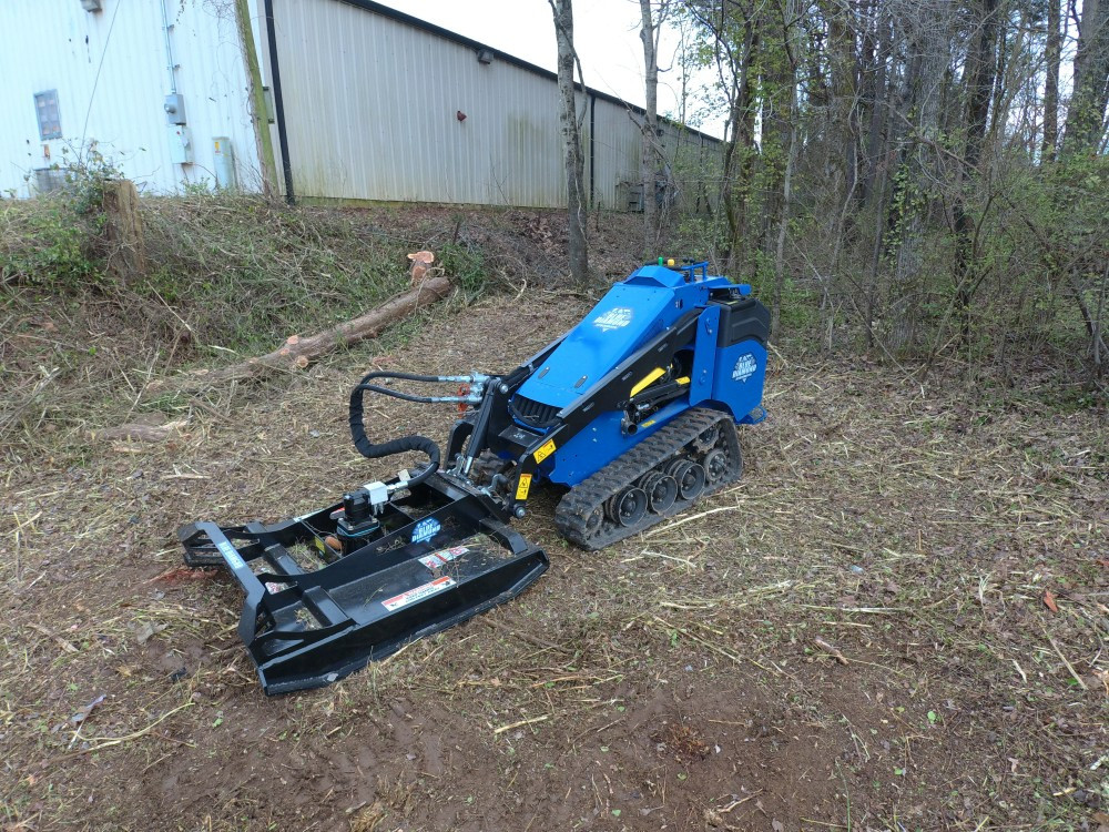 mini skid steer brush cutter - open front 42" | blue diamond